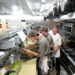 The Strand House restaurant kitchen