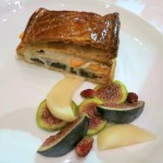 Peach millefeuille
