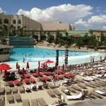 The beach at Mandalay Bay Resort & Casino in Las Vegas
