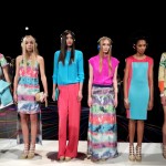 Models show off Walter Baker's W118 collection during New York Fashion Week