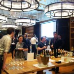 Guests at the Corkbuzz Wine Studio tasting