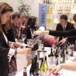 Pouring wine at the Roussillon Wine Tasting