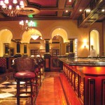 The bar at Addison restaurant