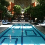 The indoor pool at Borgata Hotel Casino & Spa