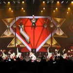 Madonna performs on stage in Historic Boardwalk Hall