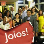 Tasters at the Joios' Rooftop Tasting