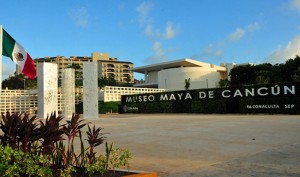 Maya Museum in Cancun (courtesy of Cancun Convention and Visitors Bureau) Maya Museum in Cancun (courtesy of Cancun Convention and Visitors Bureau)