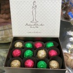 Holiday glitter truffles