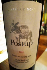 Dingač Vinarija 2008 Postup