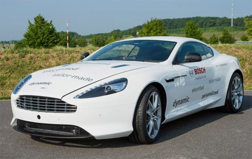 An Aston Martin DB9 Plug-In Hybrid Prototype
