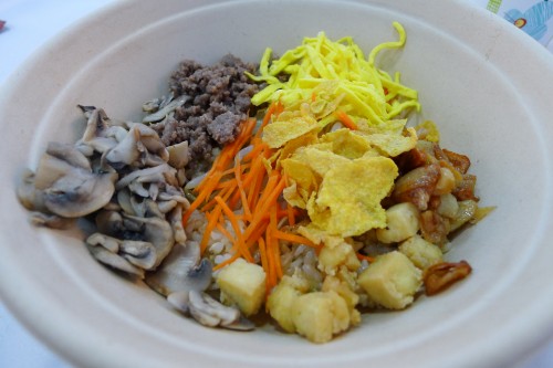 Bibimbap, a signature Korean dish