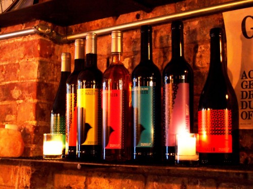 A selection of Ouled Thaleb wines at the one-year anniversary event at Rustic L.E.S.
