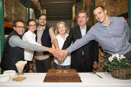 The Di Ruocco family celebrates Mr. Espresso's 35th anniversary. Image courtesy of Mr. Espresso.