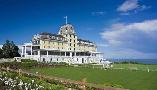 The exterior of Ocean House in Watch Hill, Rhode Island