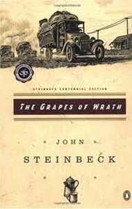 Grapes of Wrath by John Steinbeck tells a story that is famously centered along Route 66 Grapes of Wrath by John Steinbeck tells a story that is famously centered along Route 66