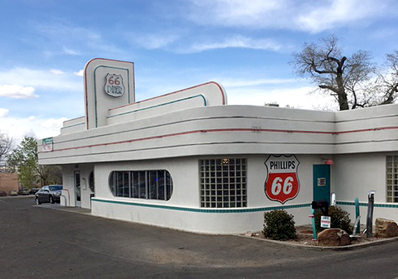 The 66 Diner in Albuquerque, New Mexico