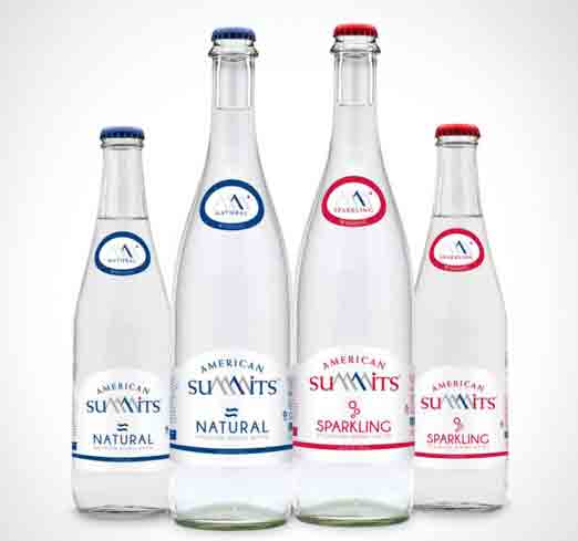 American Summits bottled water is sustainably sourced from springs high in the mountains of protected regions.