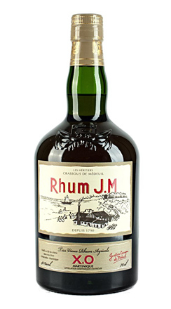 Rhum J.M XO offers subtle grassy and citrus flavors