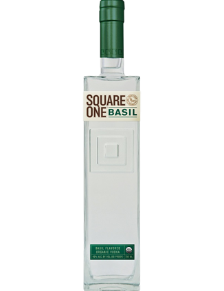 Square One Basil Vodka is made from 100-percent American rye