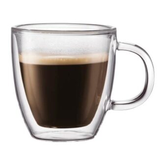 Bodum Bistro Double Wall Insulated Glass Mug