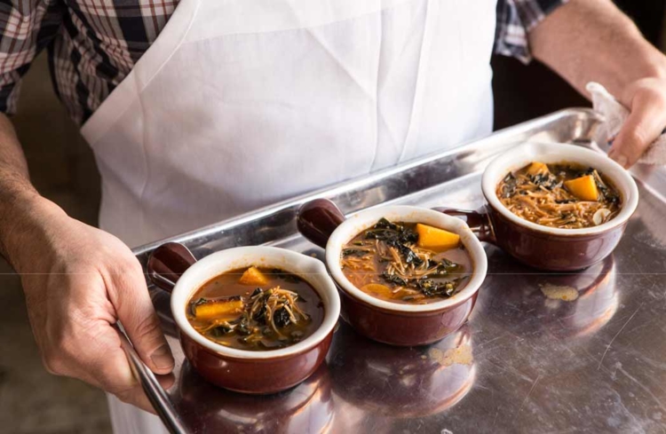 Pumpkin Broth with Fideos Recipe