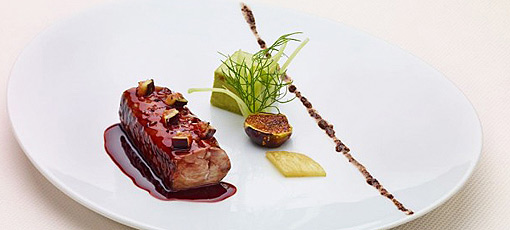 Slow-baked sea bass from Daniel, one of GAYOT's 2013 Top 40 Restaurants in the US