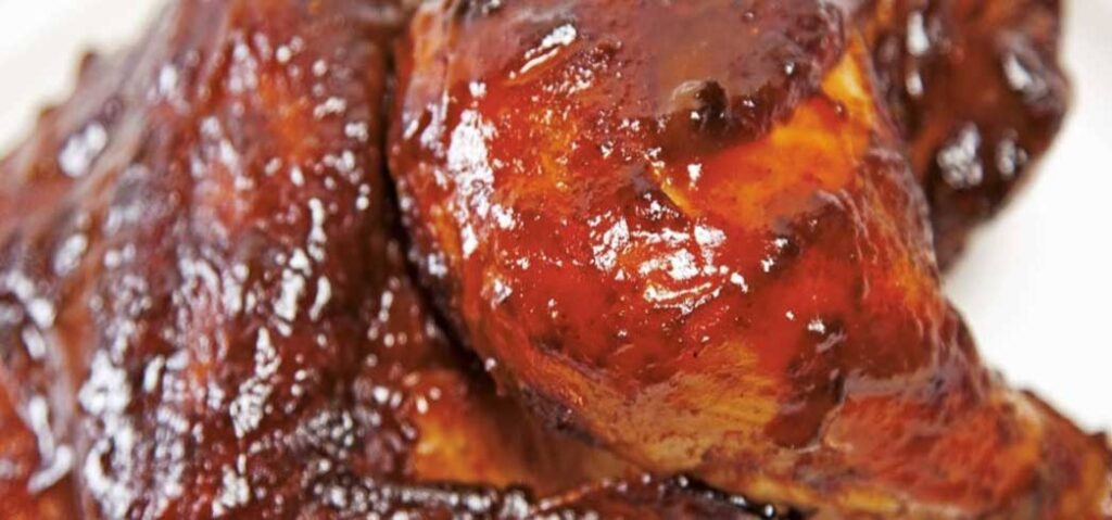 Kansas City barbecue chicken from Daisy May's BBQ in NYC