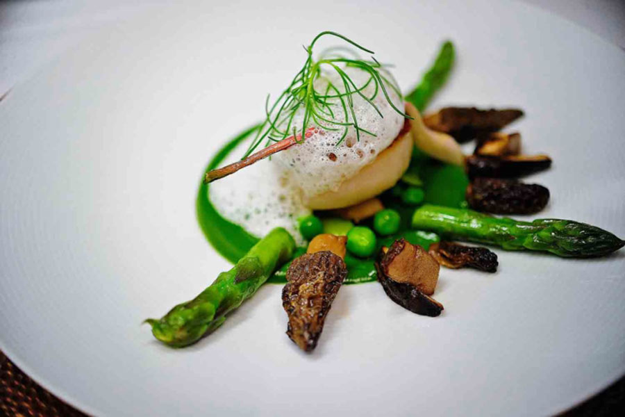 Scallop at La Folie
