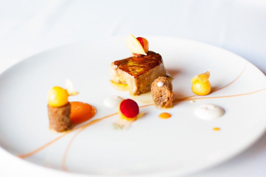 Seared foie gras, L'Espalier, Boston