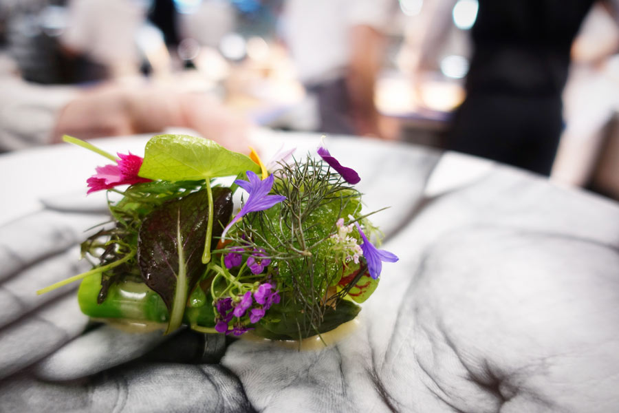 Manresa "Into the Vegetable Garden" (Photo by David Spiegelman)