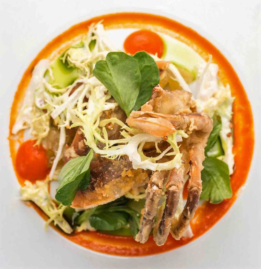 Menton soft-shell crab (Photo by Wayne E. Chinnock)