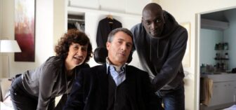 Anne Le Ny, François Cluzet and Omar Sy in The Intouchables