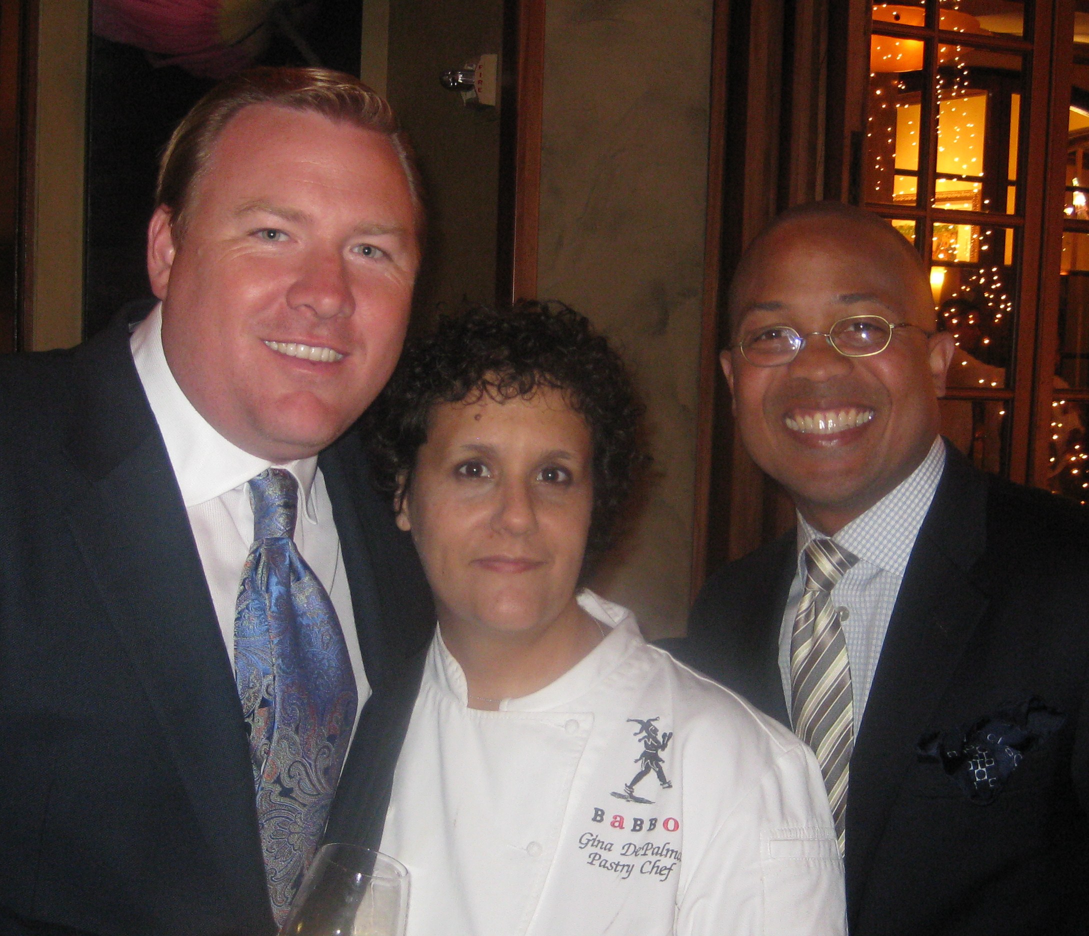 Robert Weakley, President of Pebble Beach Food & Wine, with pastry chef Gina DePalma from Babbo