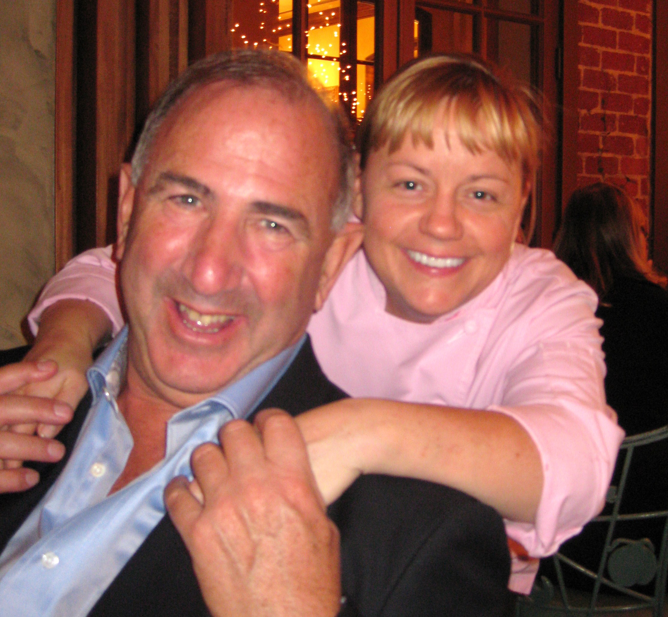 Pastry chef Sherry Yard with producer Anthony Lefort