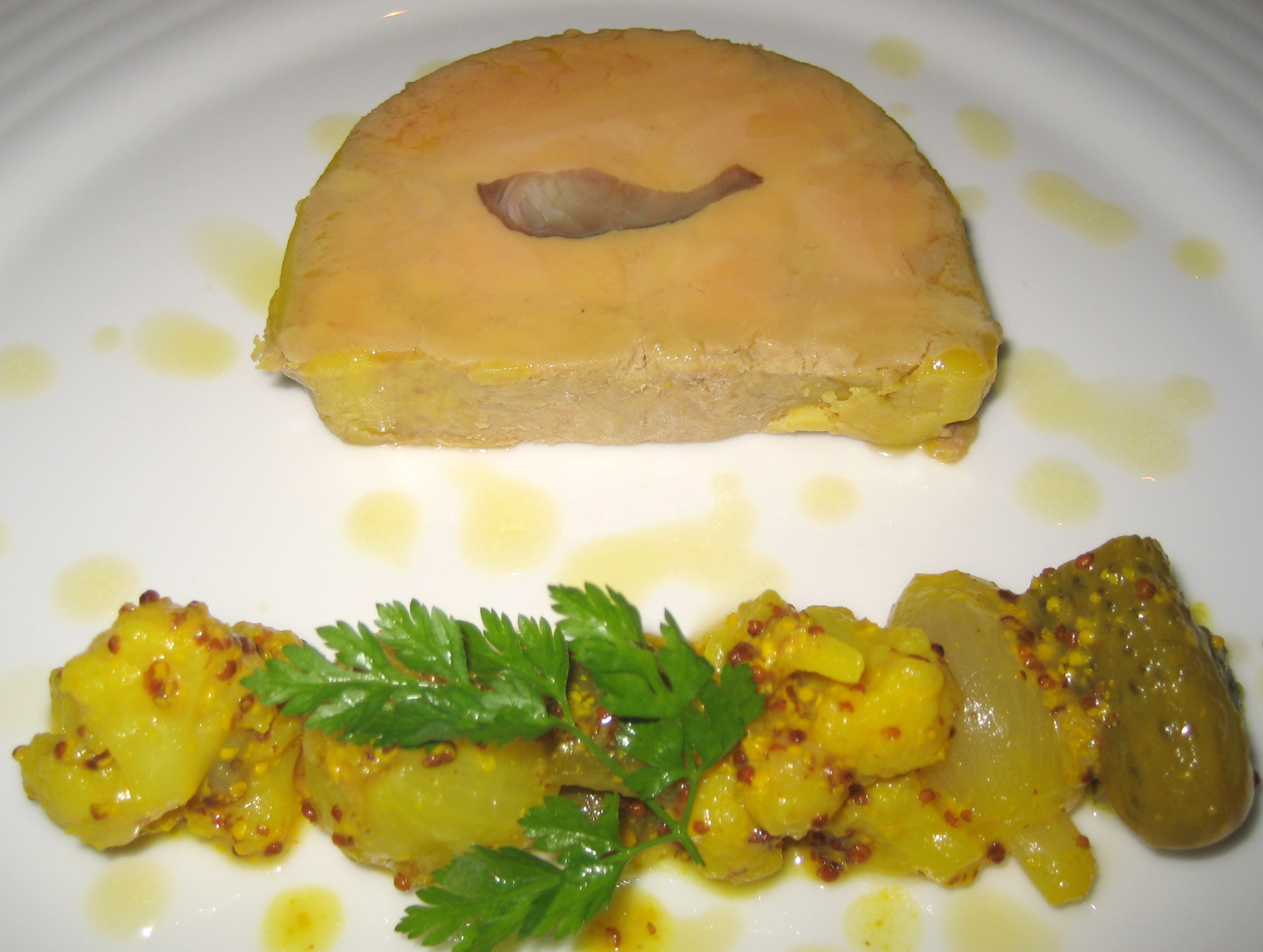 Terrine of foie gras