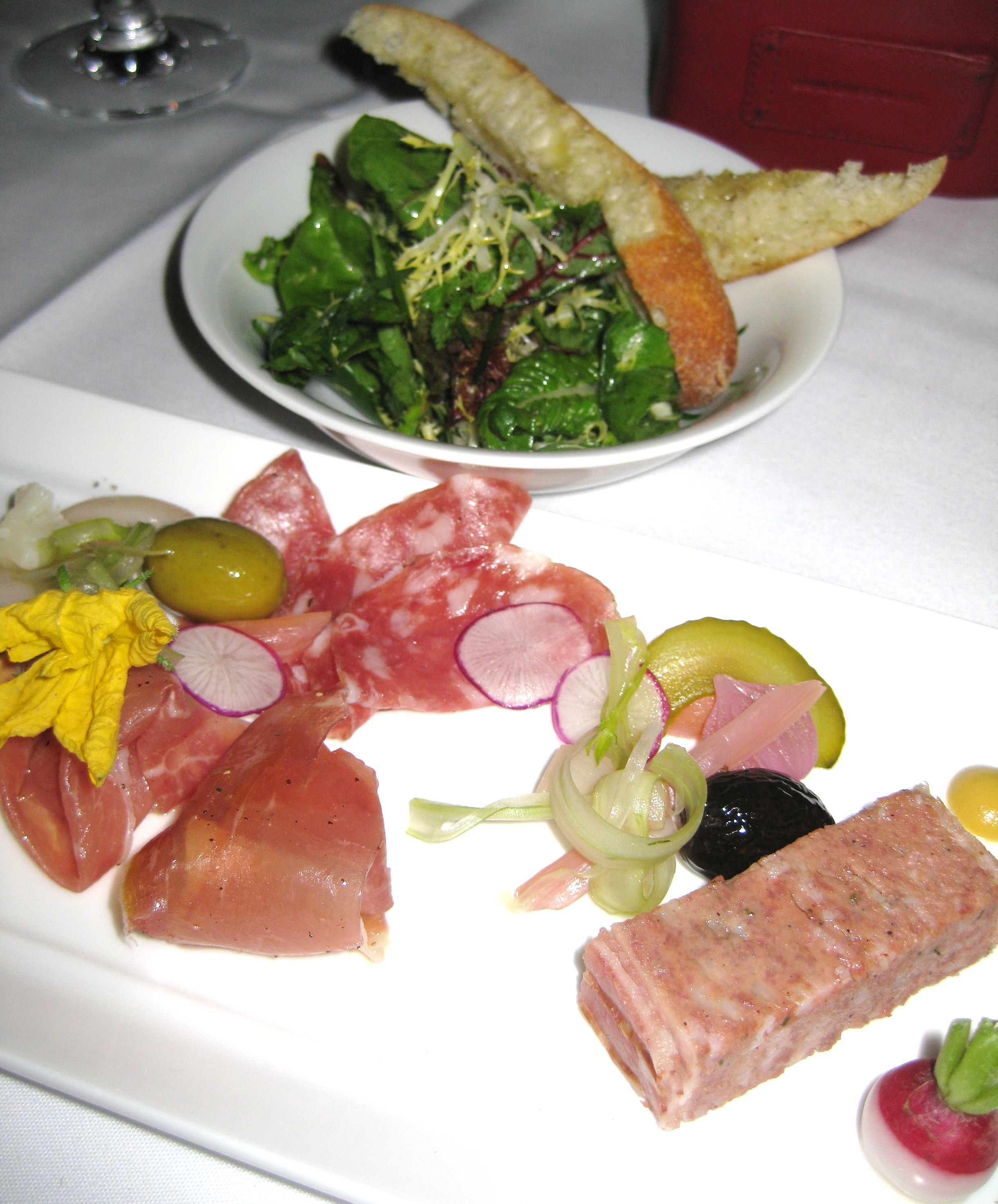 Chef Thomas Keller's charcuterie plate