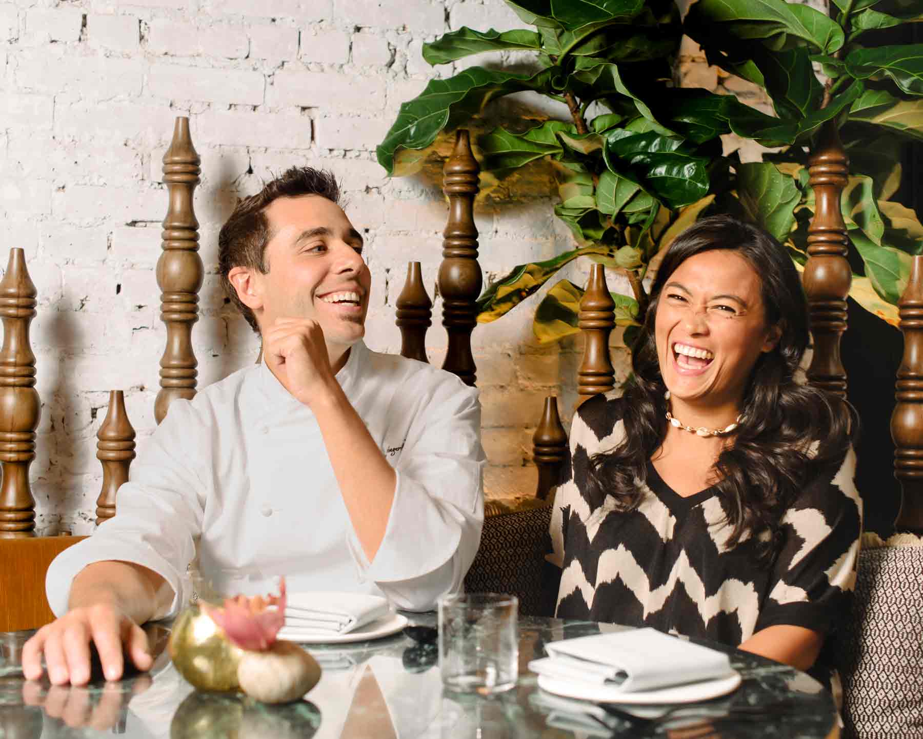 Chefs Cedric and Ochi Vongerichten Wayan NYC