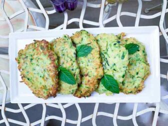 Zucchini pancakes recipe