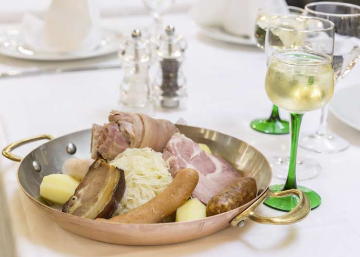 Choucroute at Bofinger, Paris, France