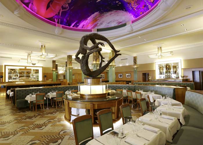 La Coupole brasserie in Paris, France