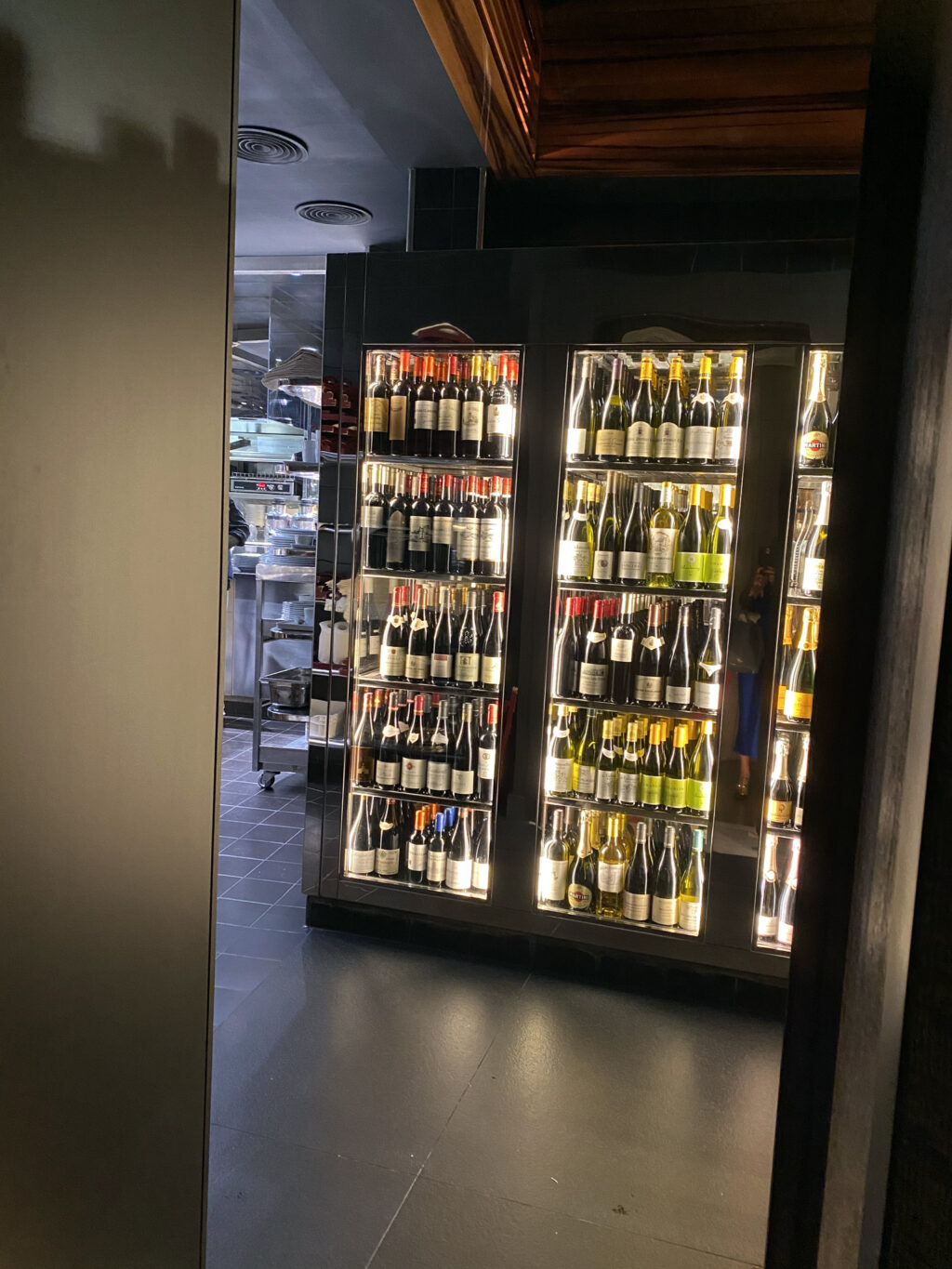 A view of the kitchen