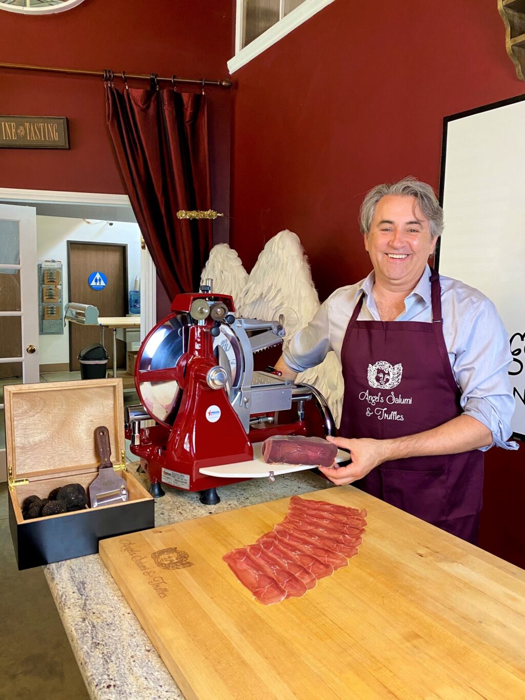 Wild boar prosciutto