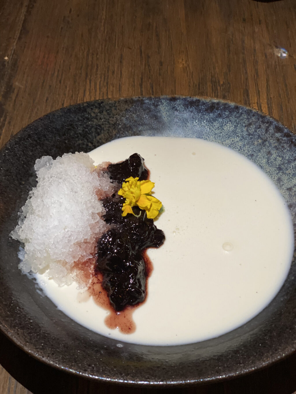 Lemon panna cotta