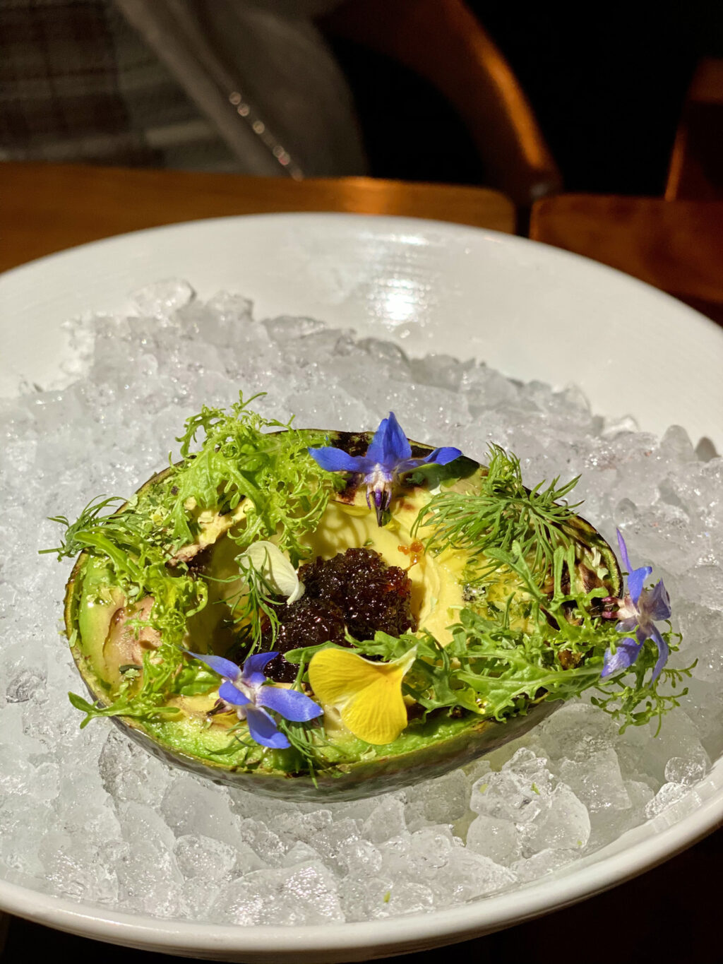 Grilled avocado