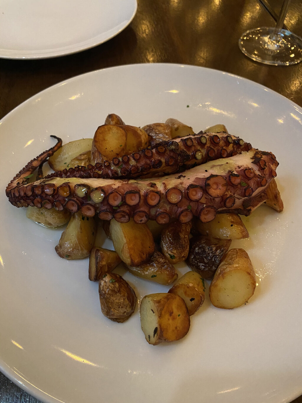 Grilled octopus
