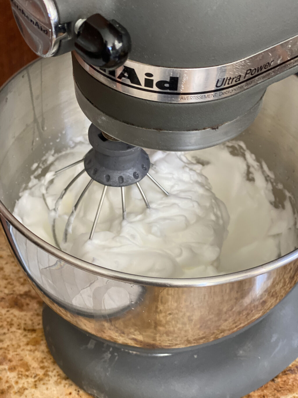 Mix the egg whites