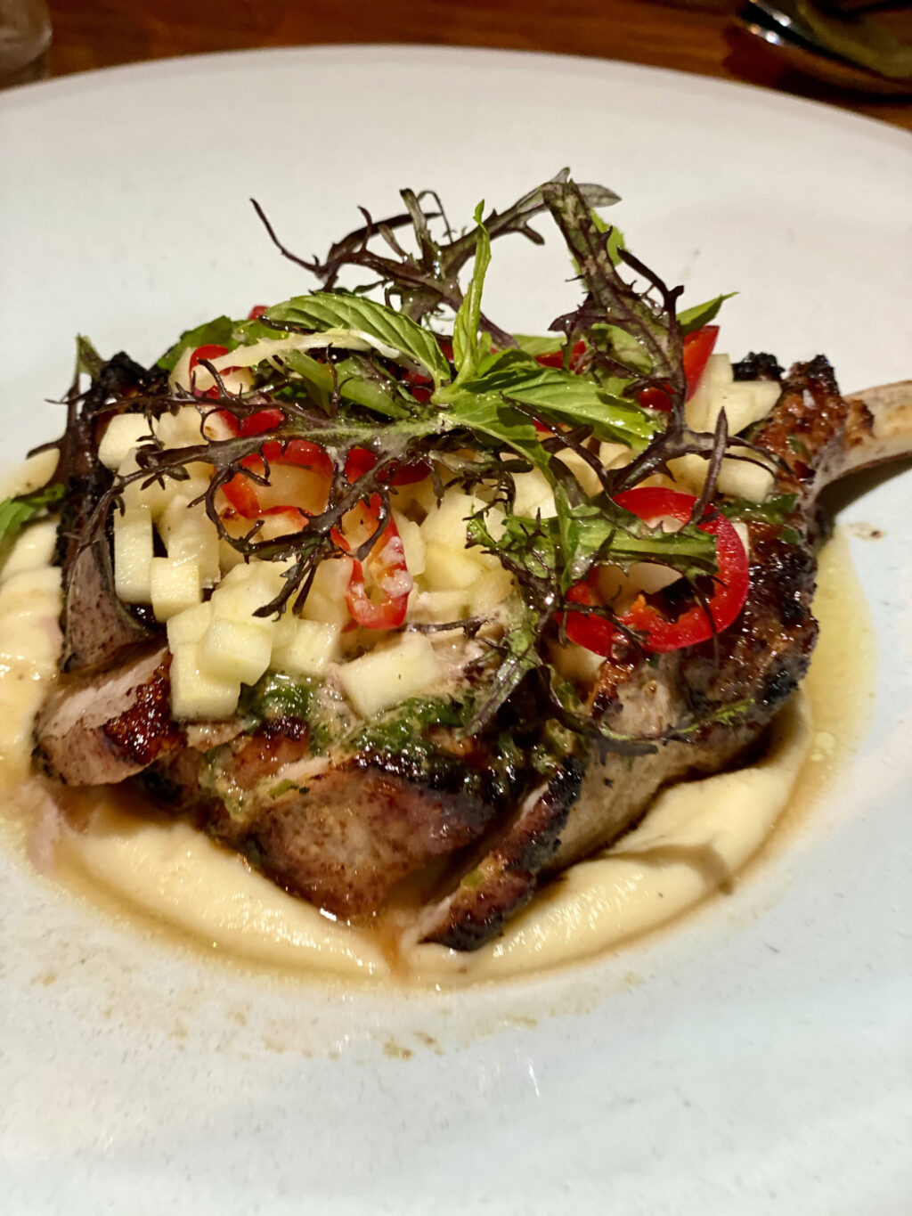 Kurobuta pork chop