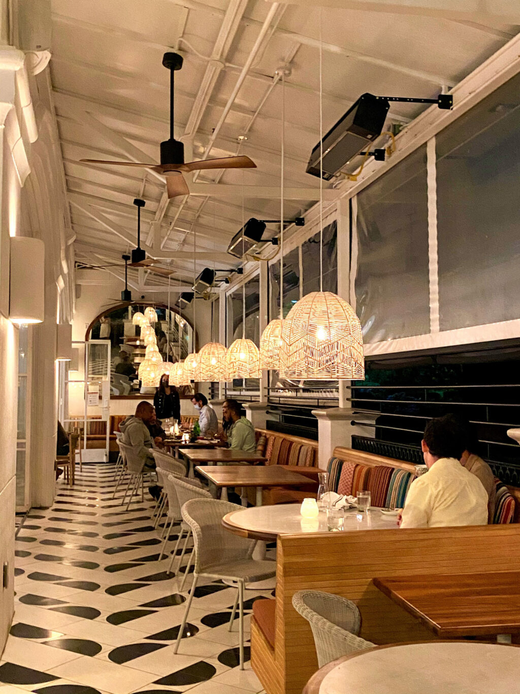 Side patio