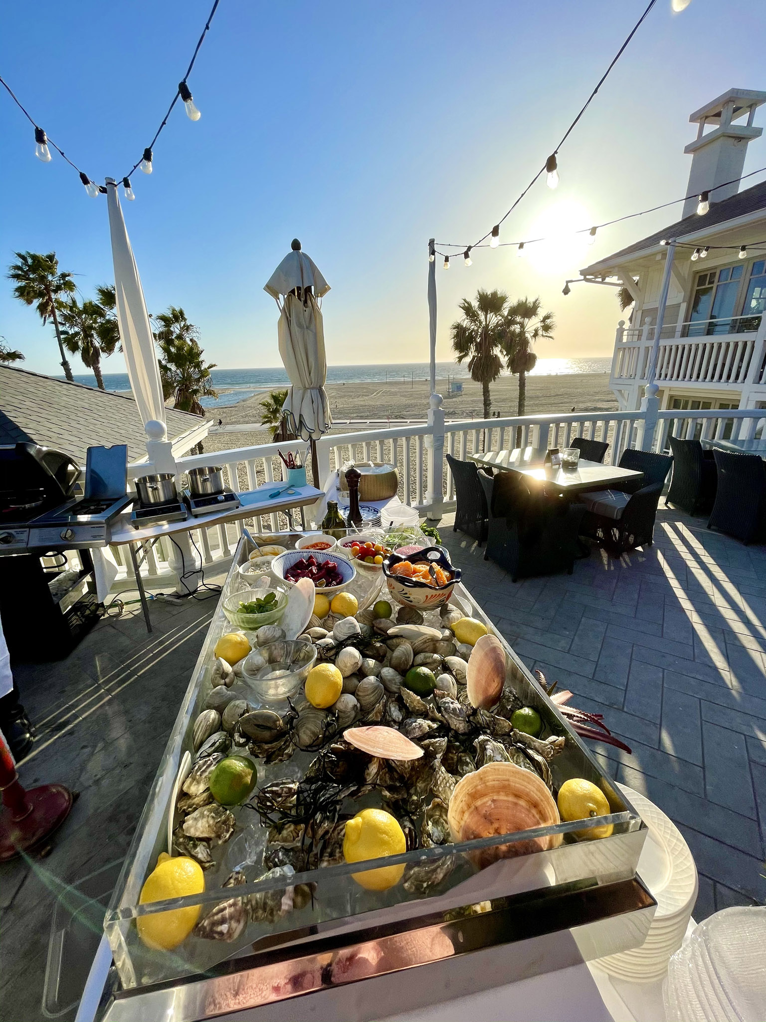 Seafood display