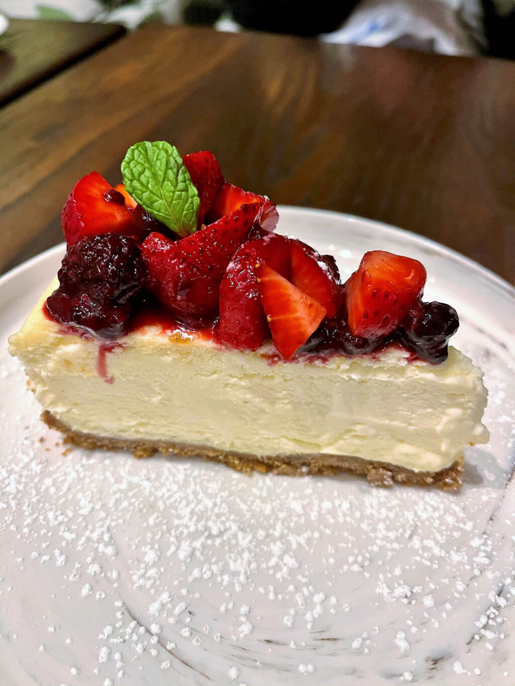 Ricotta cheesecake